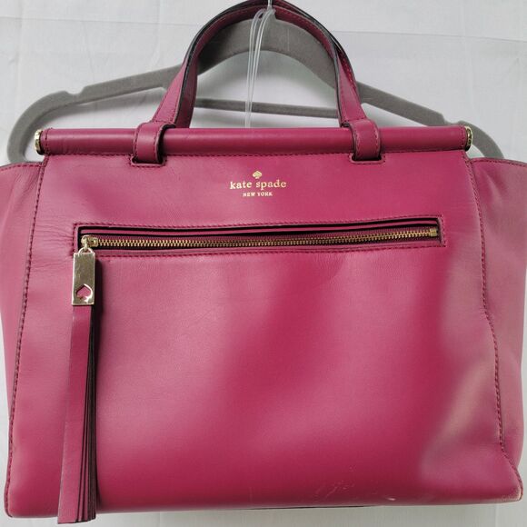 Kate Spade Small Cherise Top Handle Royal Place Pink Satchel Shoulder Crossbody - Picture 6 of 12